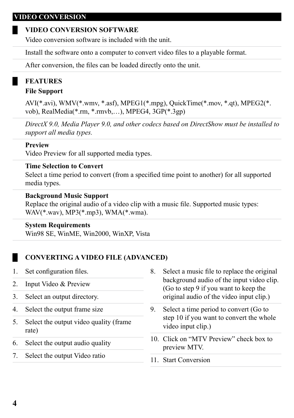 GPX ML759B User Manual | Page 4 / 12