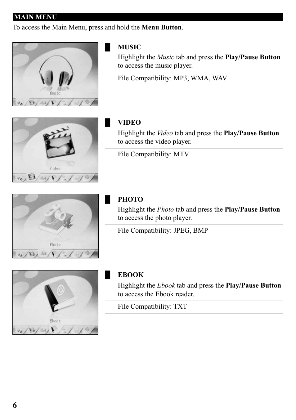 GPX ML759B User Manual | Page 6 / 12