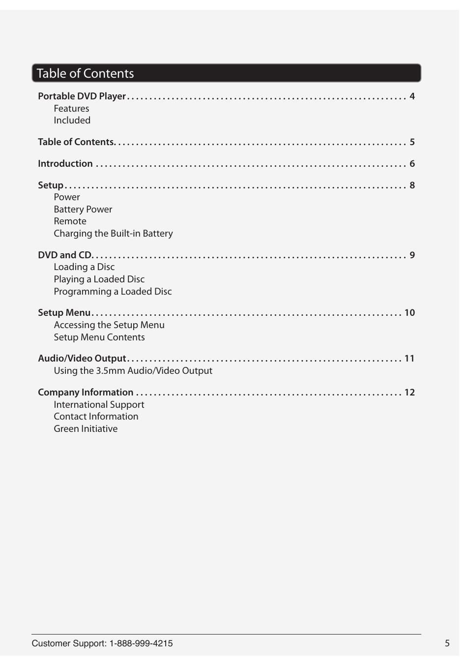 GPX PD701 User Manual | Page 5 / 12