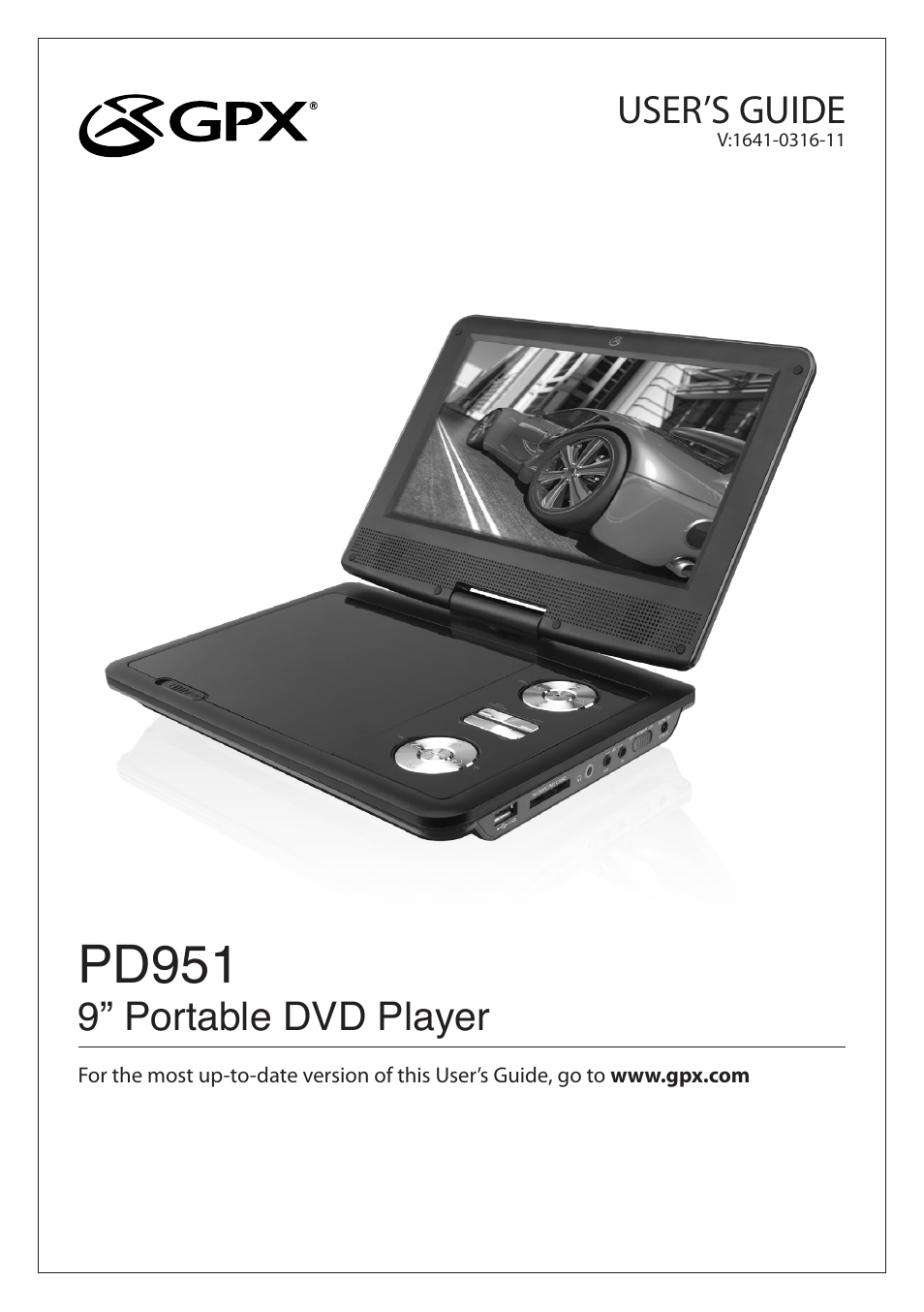 GPX PD951 User Manual | 12 pages