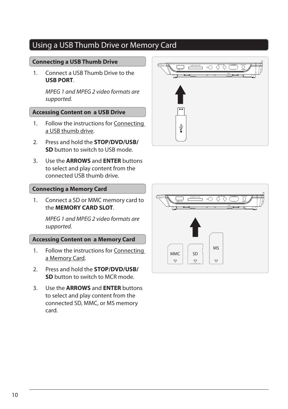 GPX PD951 User Manual | Page 10 / 12