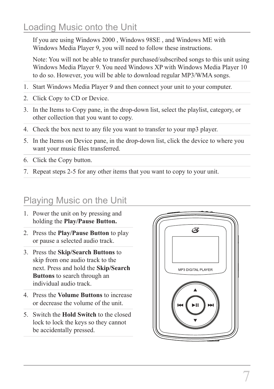 GPX MW2X8B User Manual | Page 7 / 12