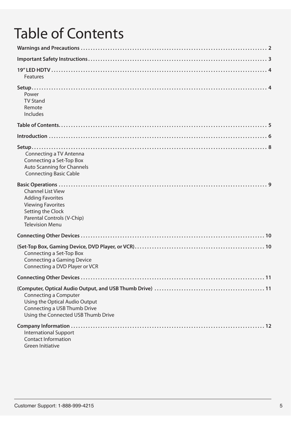 GPX TE1980B User Manual | Page 5 / 12