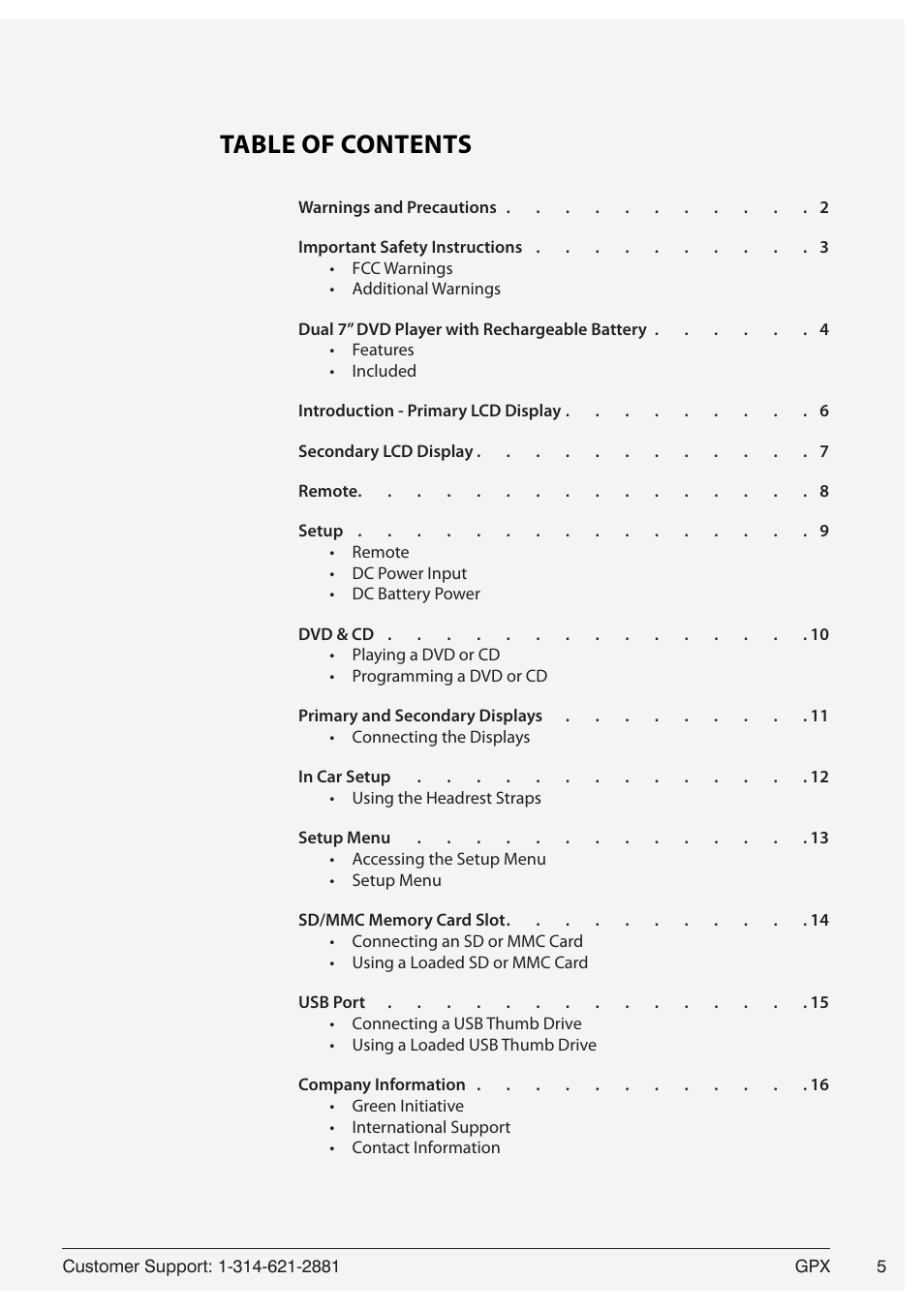 GPX PD7719B User Manual | Page 5 / 16