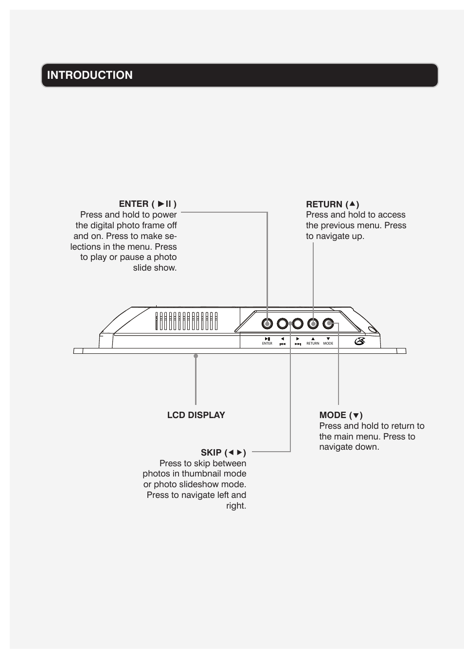 Introduction | GPX PF719 User Manual | Page 6 / 16