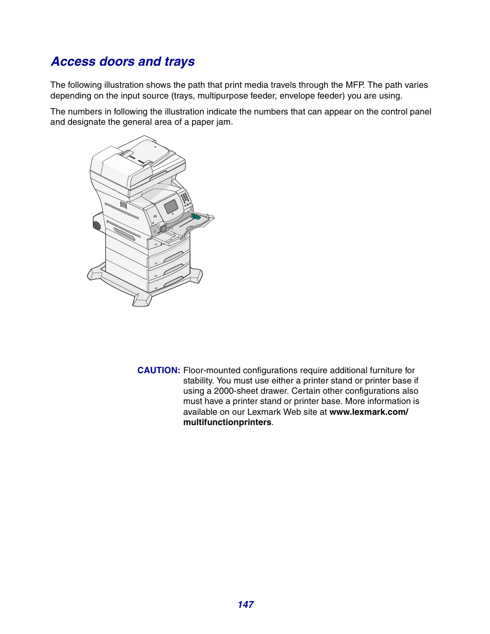 Access doors and trays | GPX X642 User Manual | Page 147 / 191