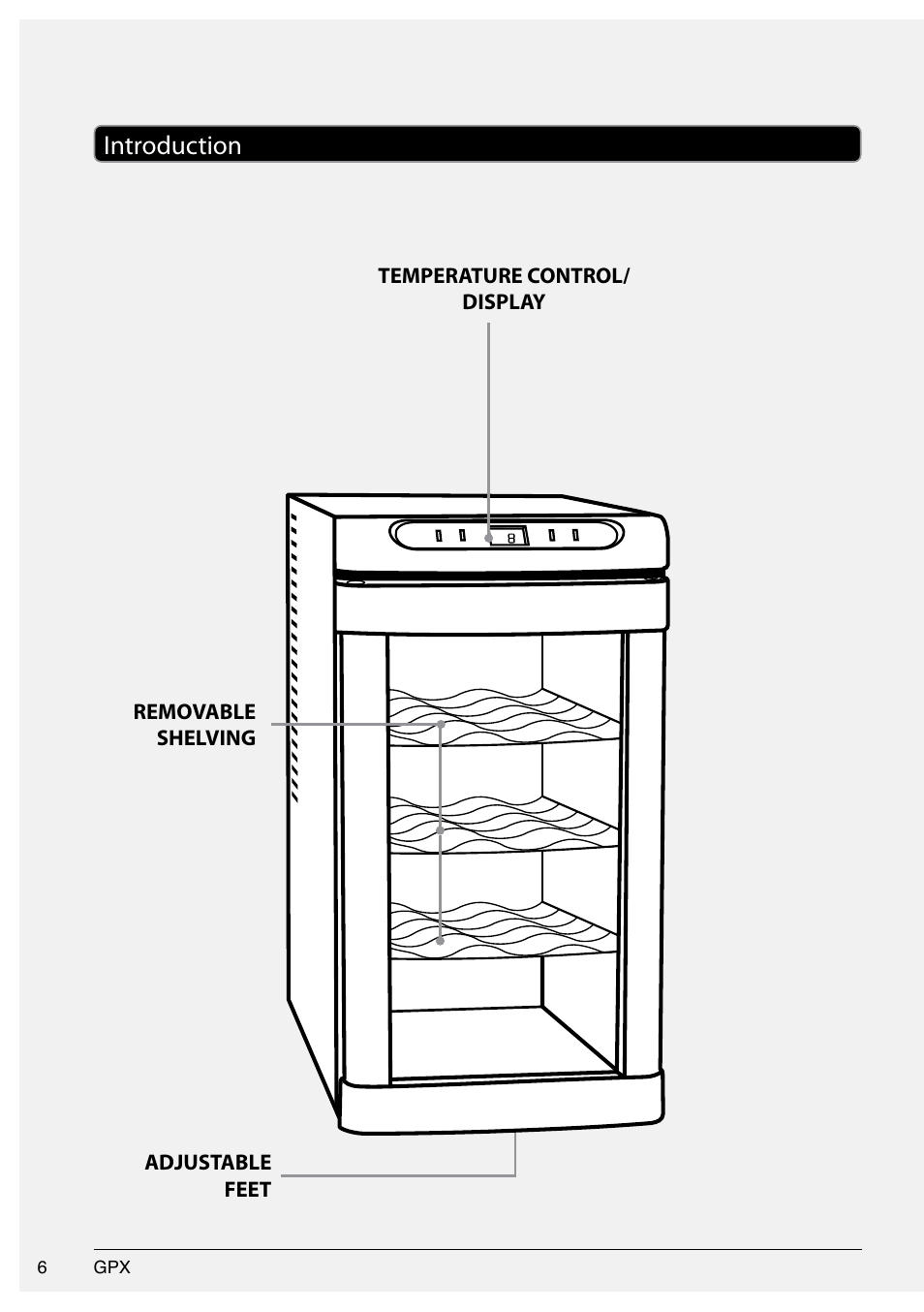 Introduction | GPX AW80S User Manual | Page 6 / 12