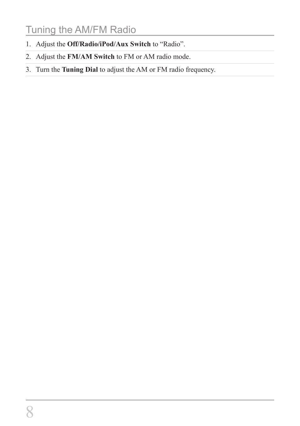 GPX BI108B User Manual | Page 8 / 12