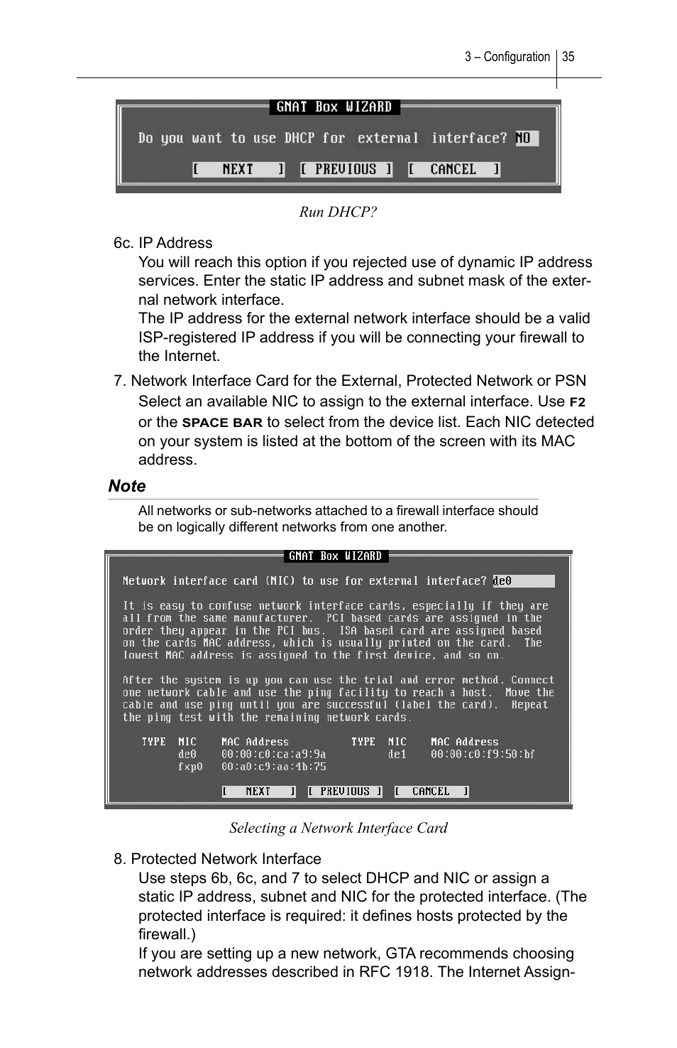 Global Technology Associates SOFTWARE FIREWALL GBWA200501-01 User Manual | Page 39 / 60