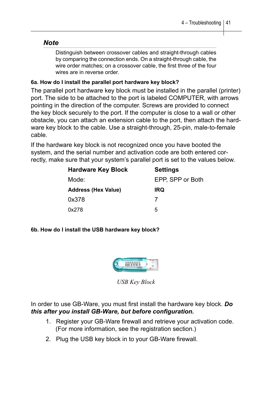 Global Technology Associates SOFTWARE FIREWALL GBWA200501-01 User Manual | Page 45 / 60