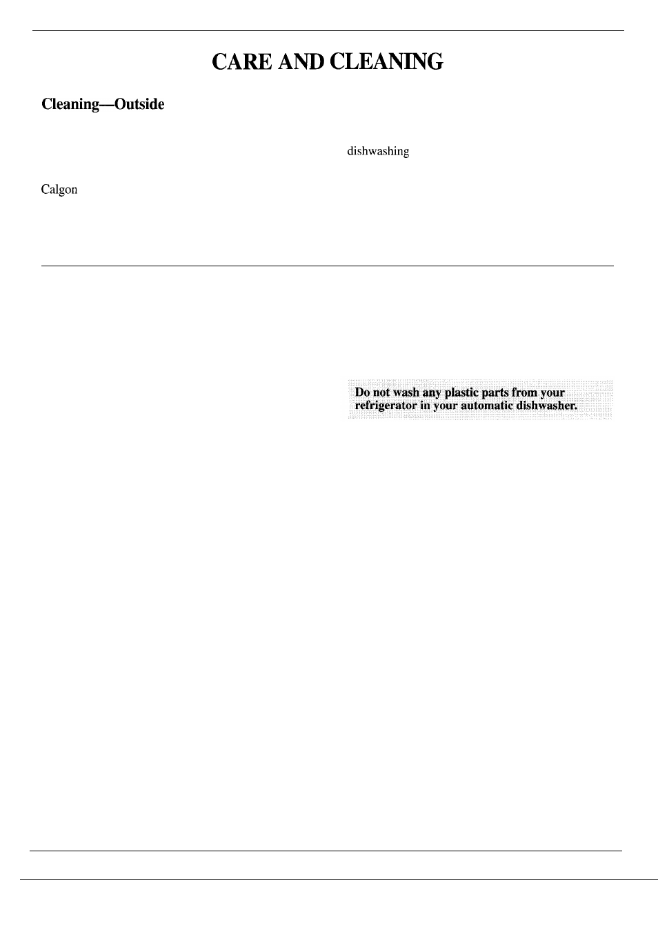 Care and cleaning –16 | GE Monogram ZS48N User Manual | Page 13 / 24
