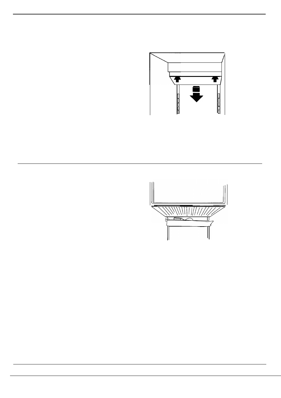 Light bulb replacement, Light bulb replacement in the freezer compartment | GE Monogram ZS48N User Manual | Page 15 / 24