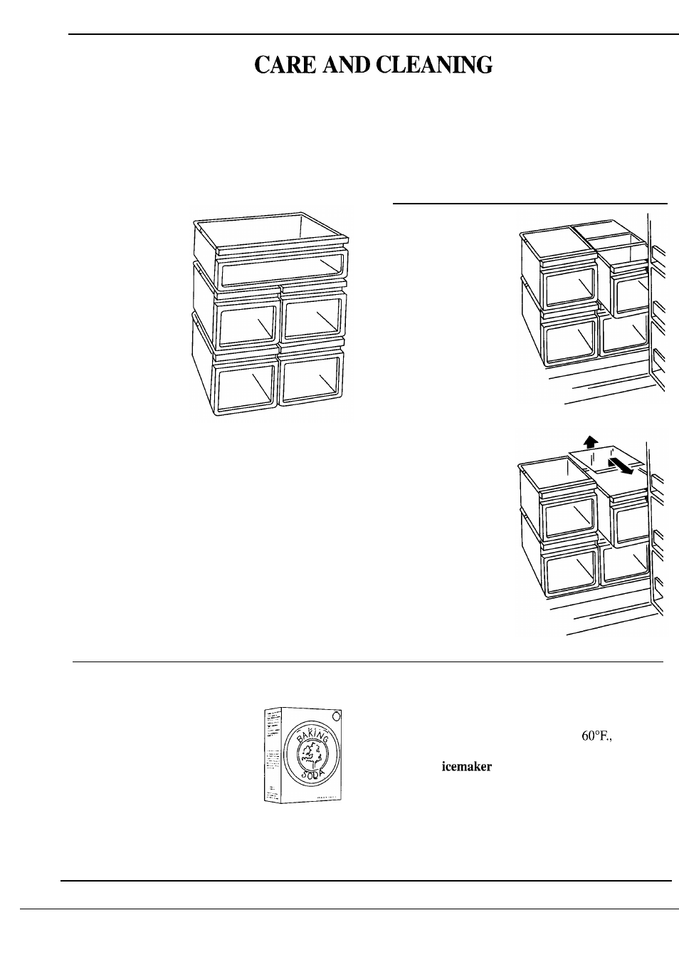 Drawer/cover removal, Vacation tips | GE Monogram ZS48N User Manual | Page 16 / 24