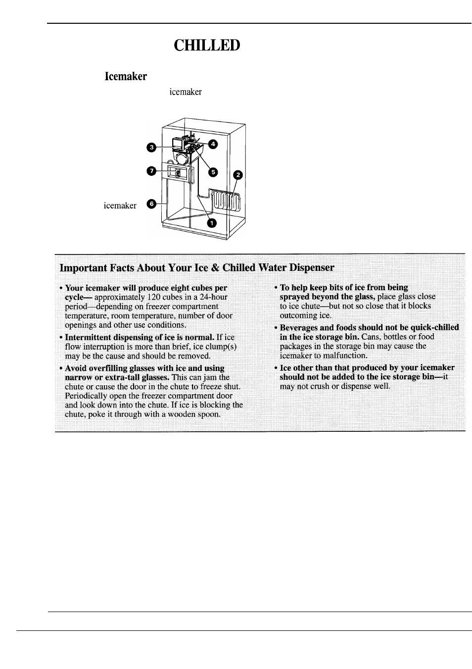 Ice and water dispenser –9, Ice & water dispenser | GE Monogram ZS48N User Manual | Page 6 / 24