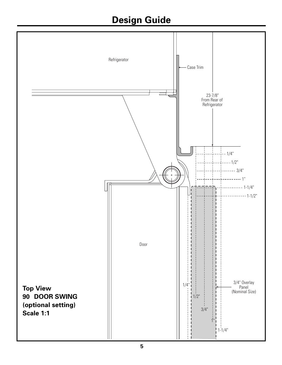 Design guide | GE Monogram ZICS360N LH User Manual | Page 5 / 20