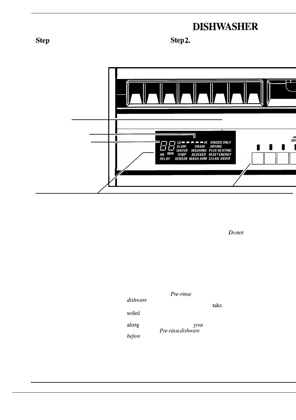 Cycle features, Features , 7, Operating instructions, tips -14 | How to operate your, Systems monitor, Step 3. select desired wash cycle | GE Monogram ZBD3000 User Manual | Page 6 / 28