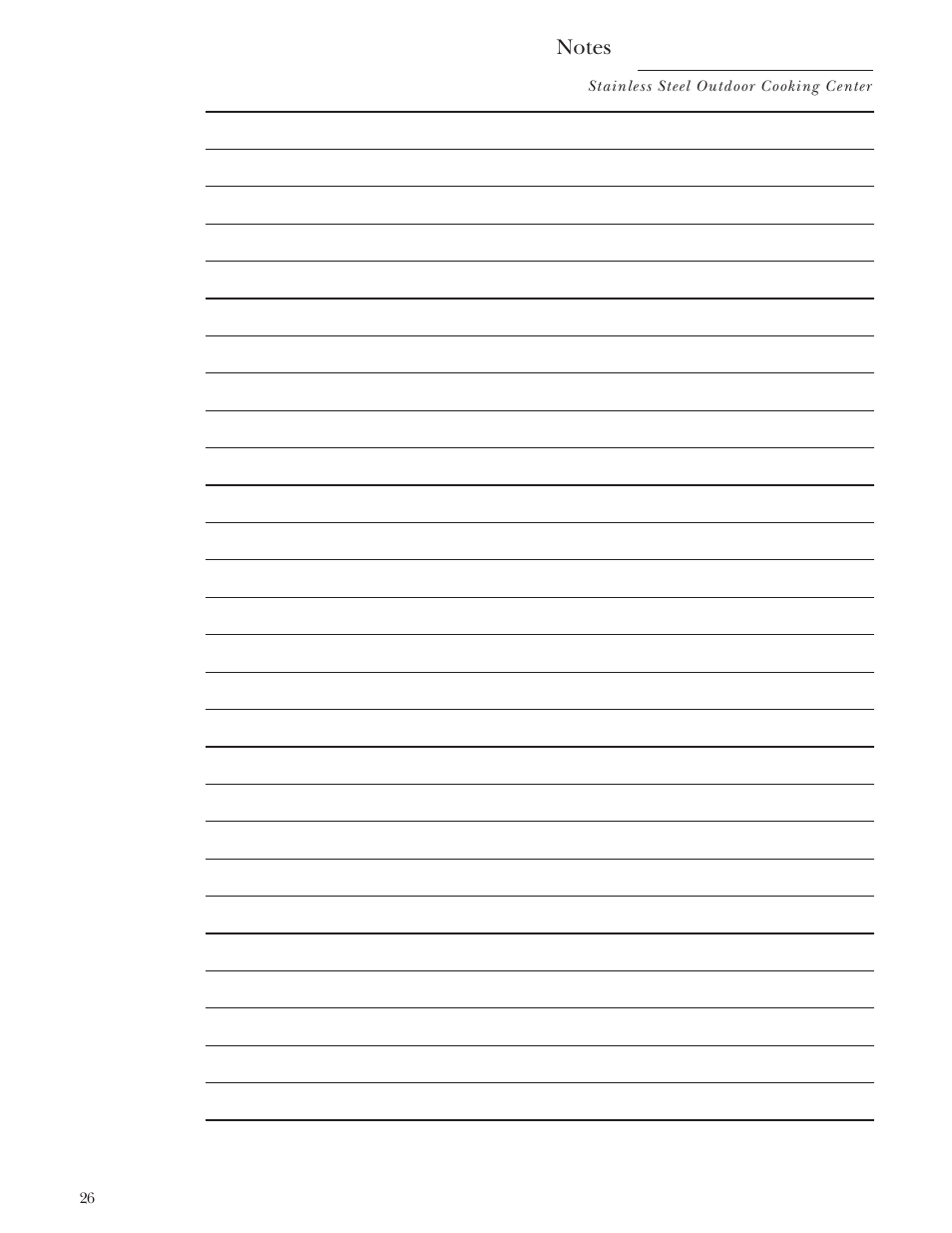 GE Monogram Gas Grill User Manual | Page 26 / 32