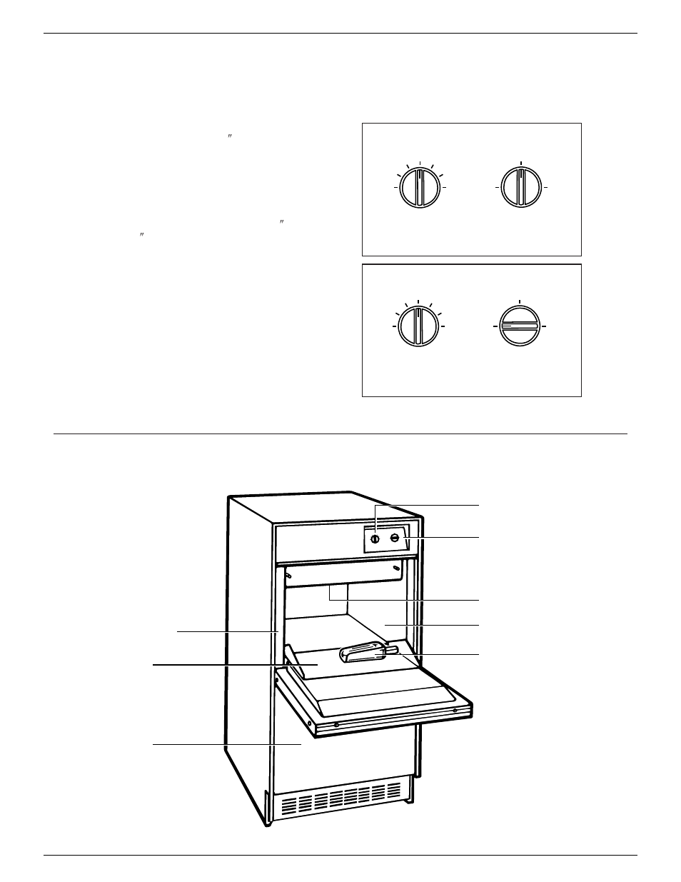 Controls, Features, 6operating your icemaker | Features of your icemaker, Setting the controls | GE Monogram ZDIB50 User Manual | Page 6 / 44