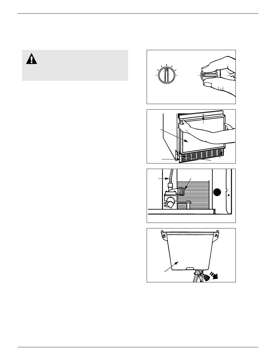 Vacation and moving | GE Monogram ZDIW50 User Manual | Page 15 / 44
