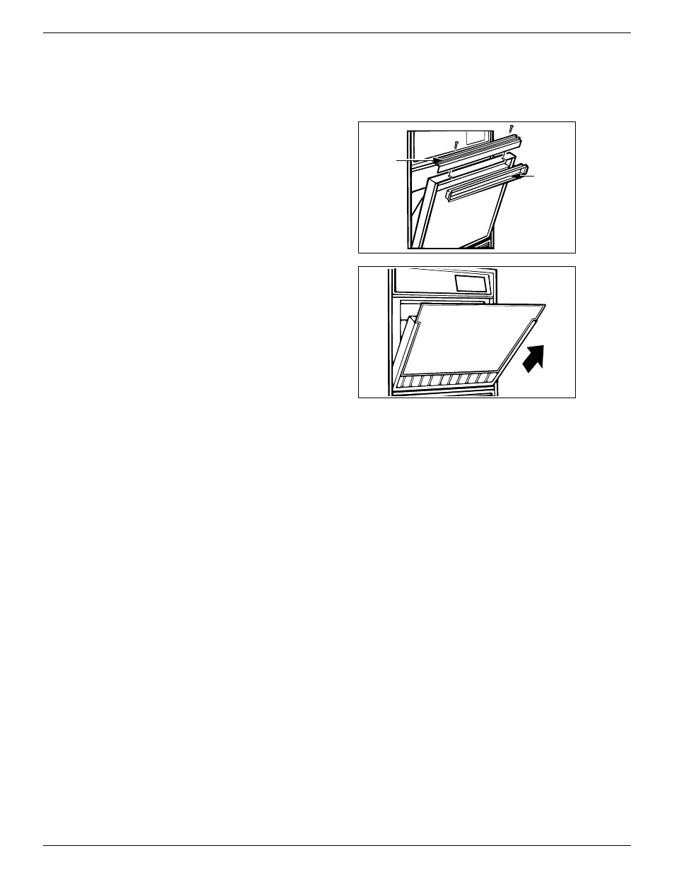 Cómo cambiar el panel del depósito de la puerta, Cómo cambiar el panel del, Depósito de la puerta | 12 preparacion | GE Monogram ZDIW50 User Manual | Page 34 / 44