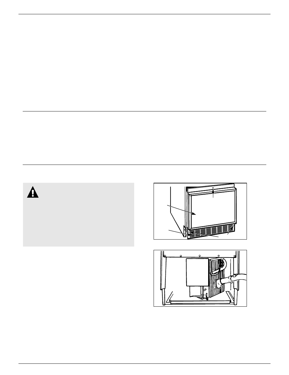 Care and cleaning, Condenser, Outside surfaces | Care and cleaning –10, Cleaning outside surfaces, Cleaning the condenser | GE Monogram ZDIW50 User Manual | Page 7 / 44