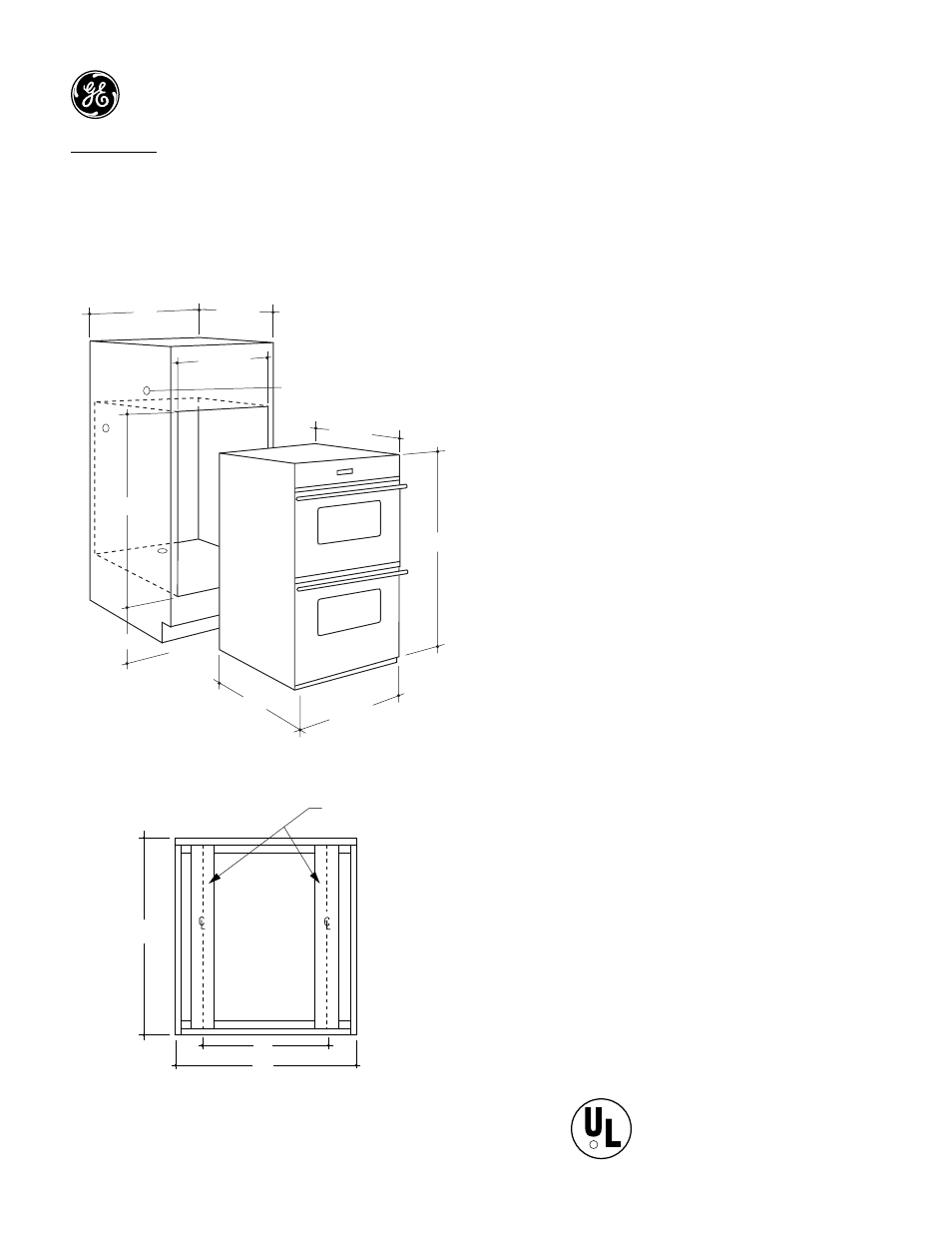 GE Monogram ZET857WBWW User Manual | 2 pages