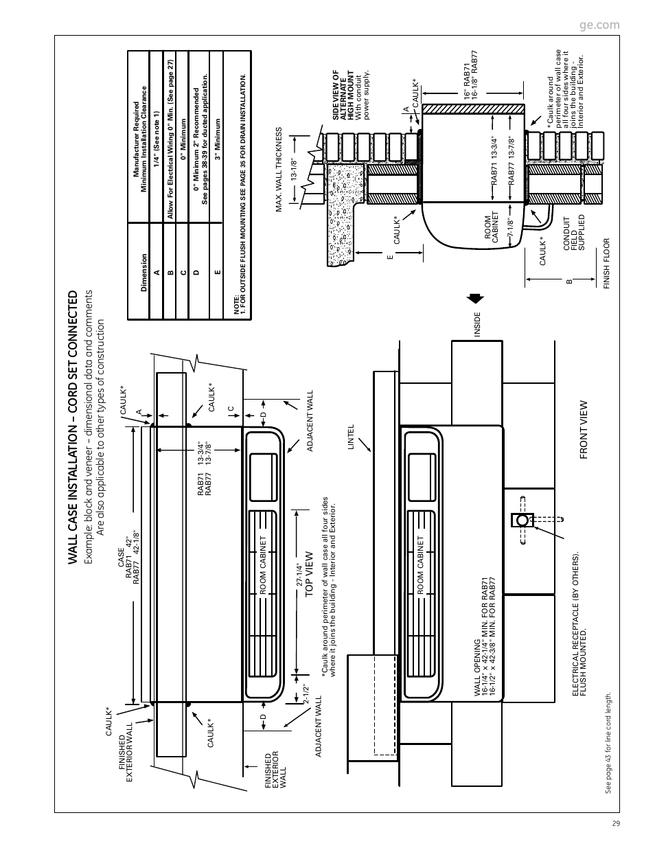 GE Monogram 5800 Series User Manual | Page 29 / 60