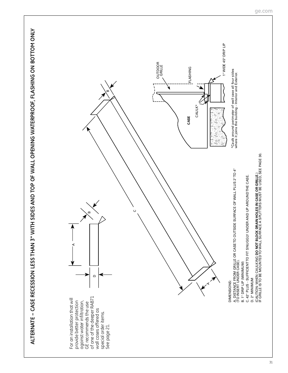 GE Monogram 5800 Series User Manual | Page 31 / 60