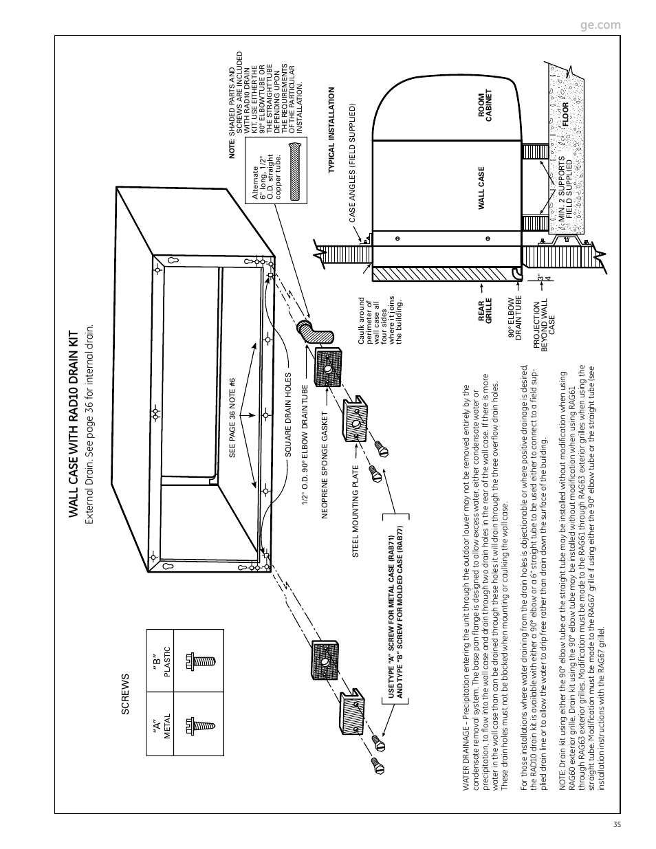 GE Monogram 5800 Series User Manual | Page 35 / 60