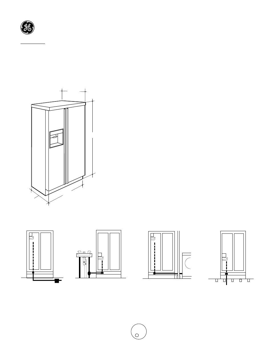 GE Monogram ZFSB27DYSS User Manual | 2 pages