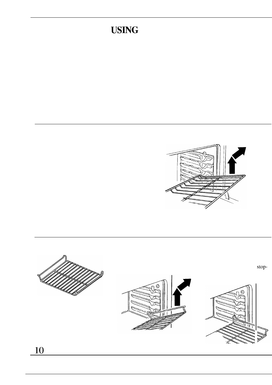 Offset shelf, Your oven, Before using your oven | Oven shelves | GE Monogram ZEK73WP User Manual | Page 10 / 40