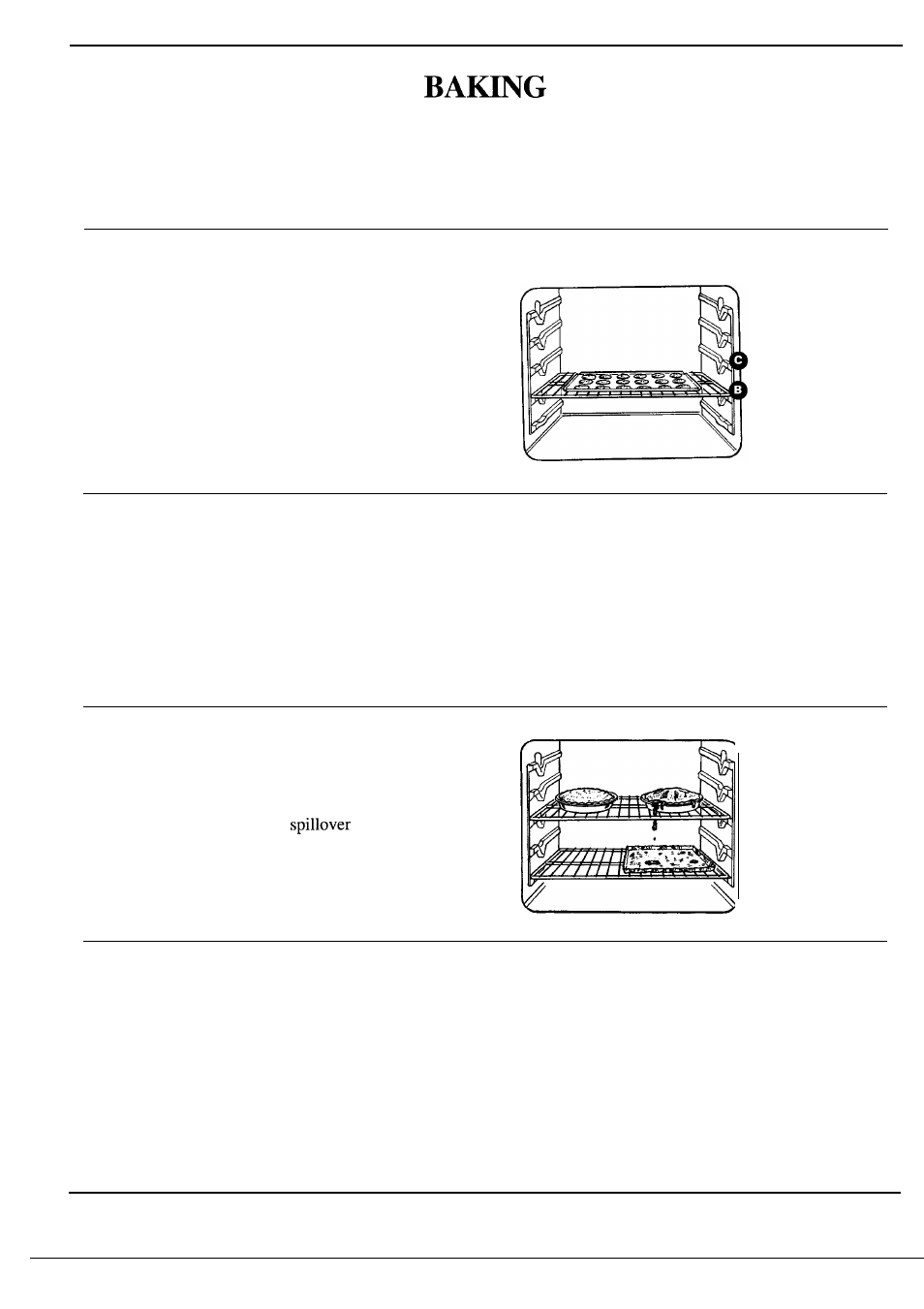 Aluminum foil , 28, Baking guides, Cookies | Pies cakes, Aluminum foil, Don’t peek | GE Monogram ZEK73WP User Manual | Page 22 / 40