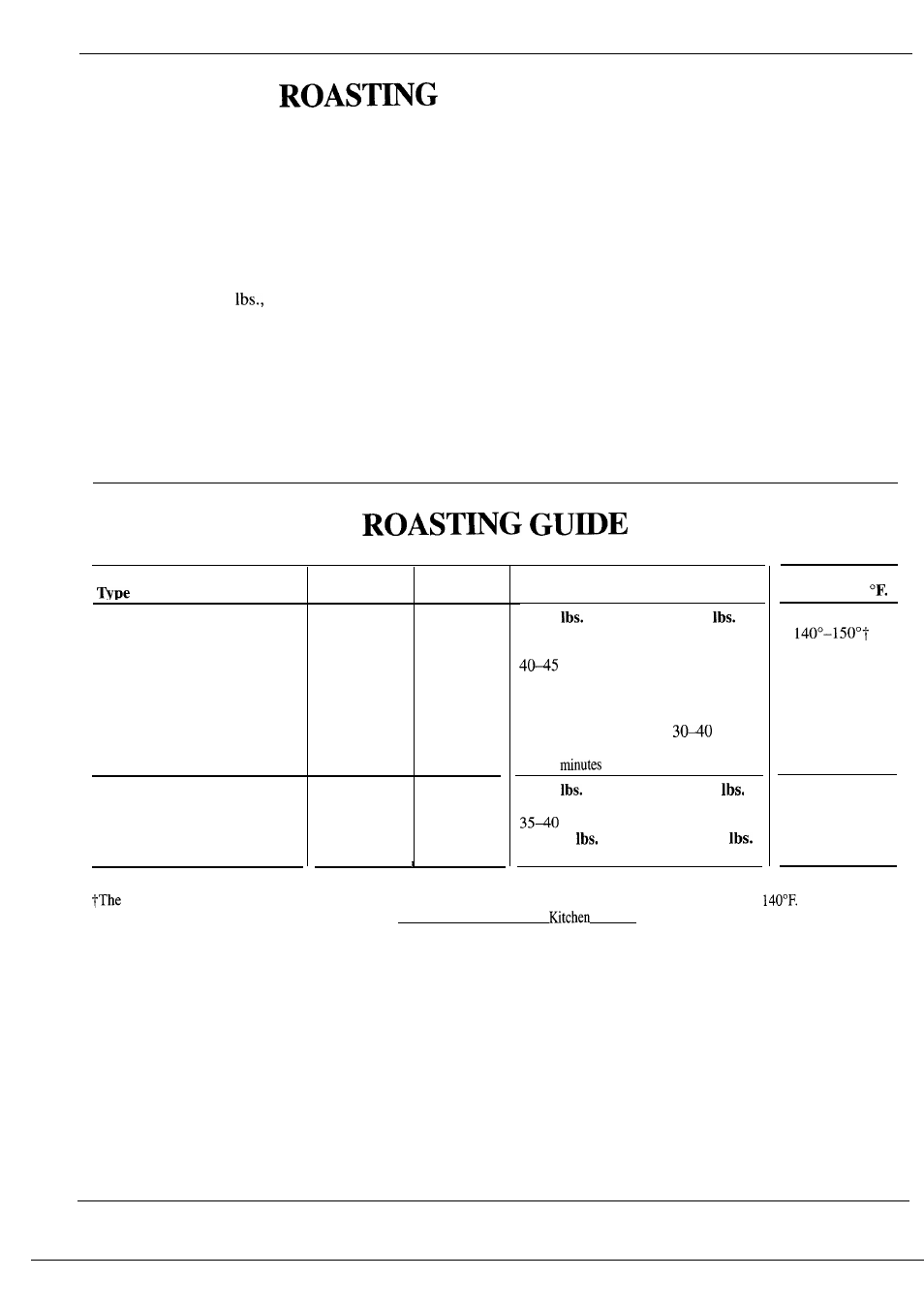 Roasting guide, With the probe, Questions and answers | GE Monogram ZEK73WP User Manual | Page 26 / 40