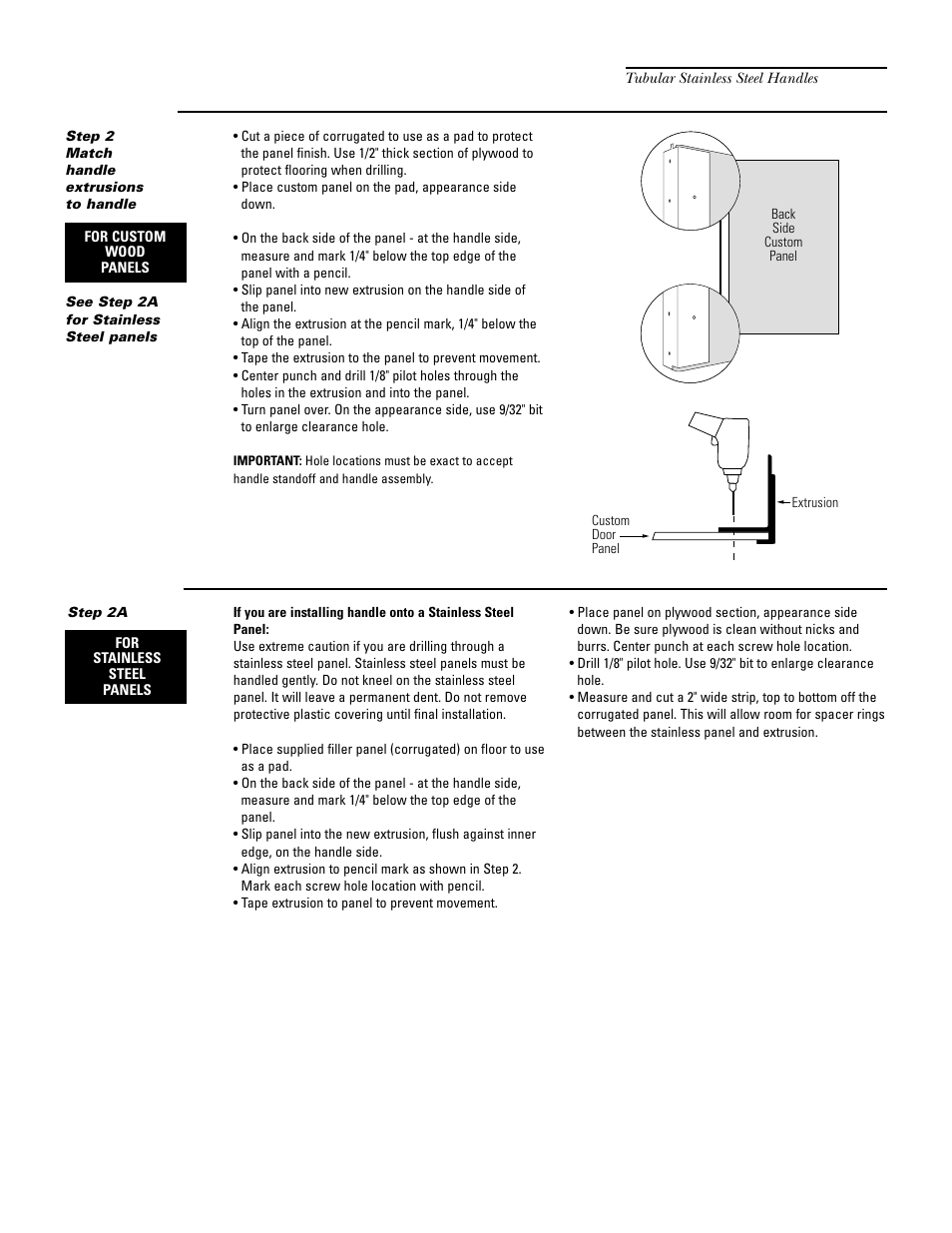 Zkhrss1 trim kit (for 1/4" panels) | GE Monogram ZIF36N RH User Manual | Page 30 / 40