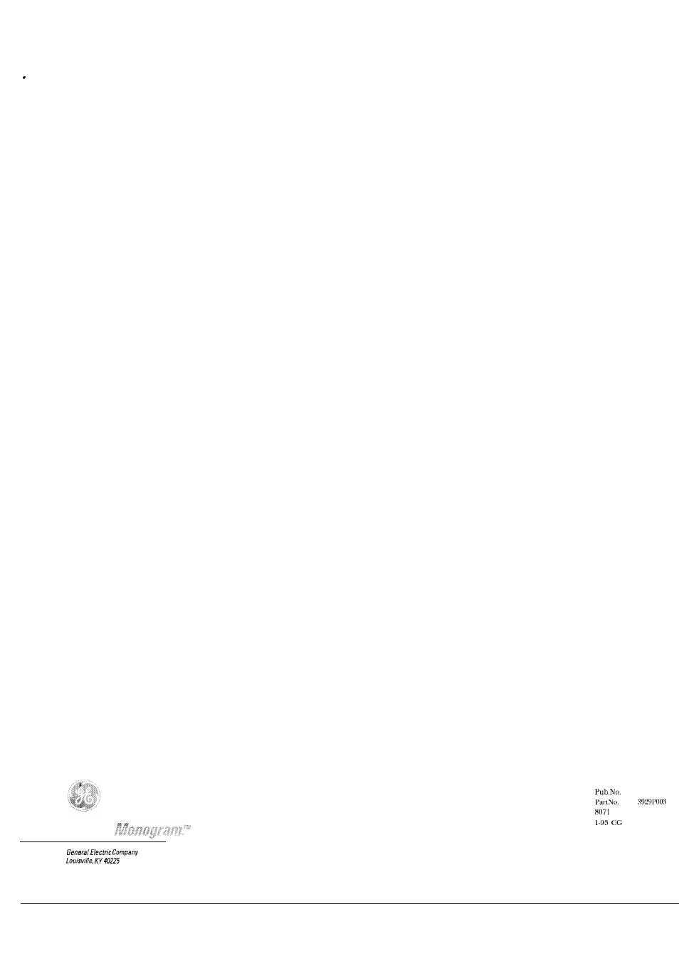 GE Monogram ZIS36N User Manual | Page 24 / 24