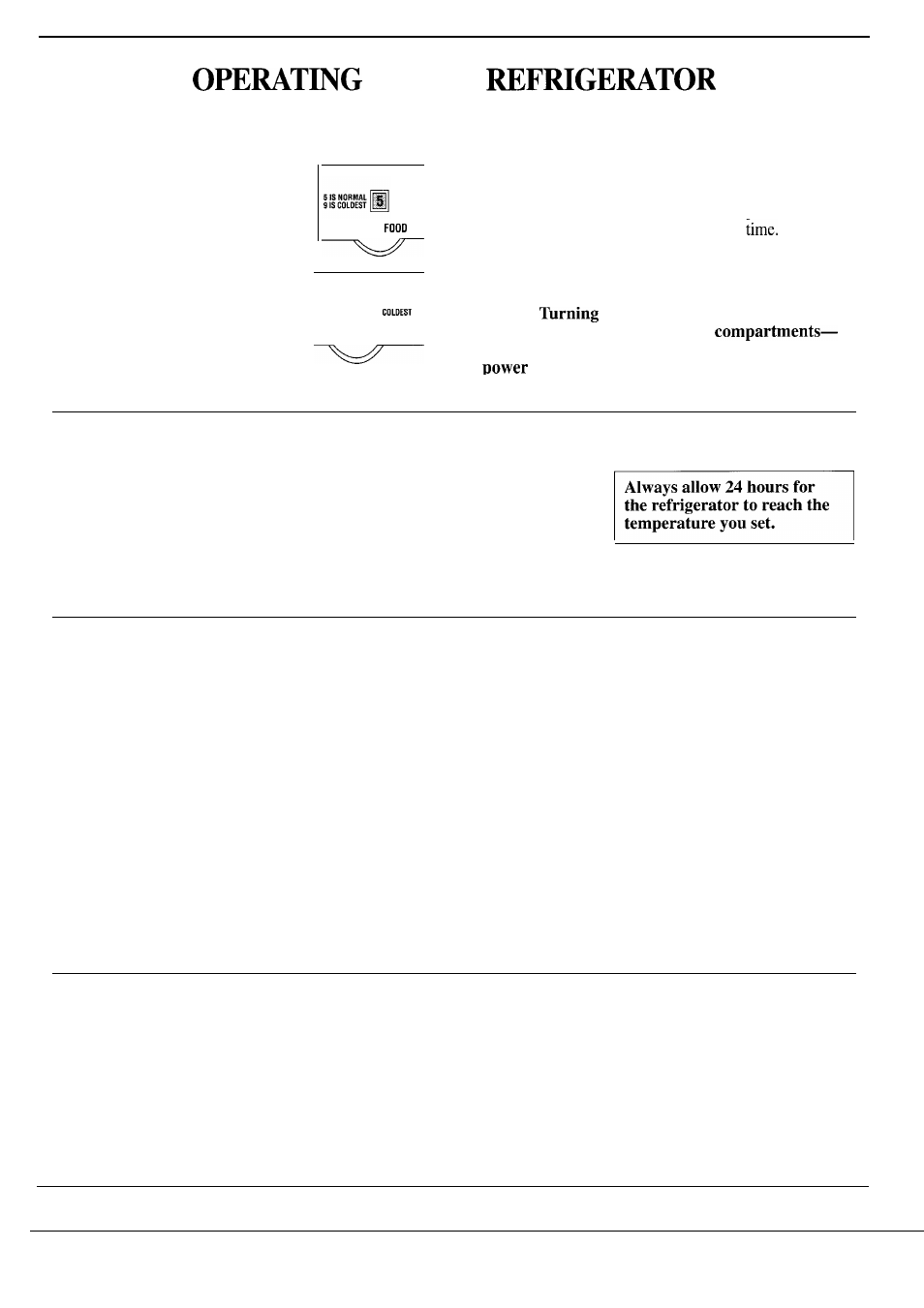 Temperature controls, Your, Set temperature controls | How to test temperatures, Power saver switch, No defrosting | GE Monogram ZIS36N User Manual | Page 5 / 24