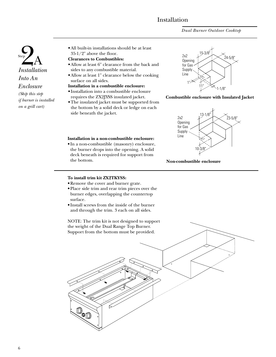 GE Monogram ZX2L SS User Manual | Page 6 / 12