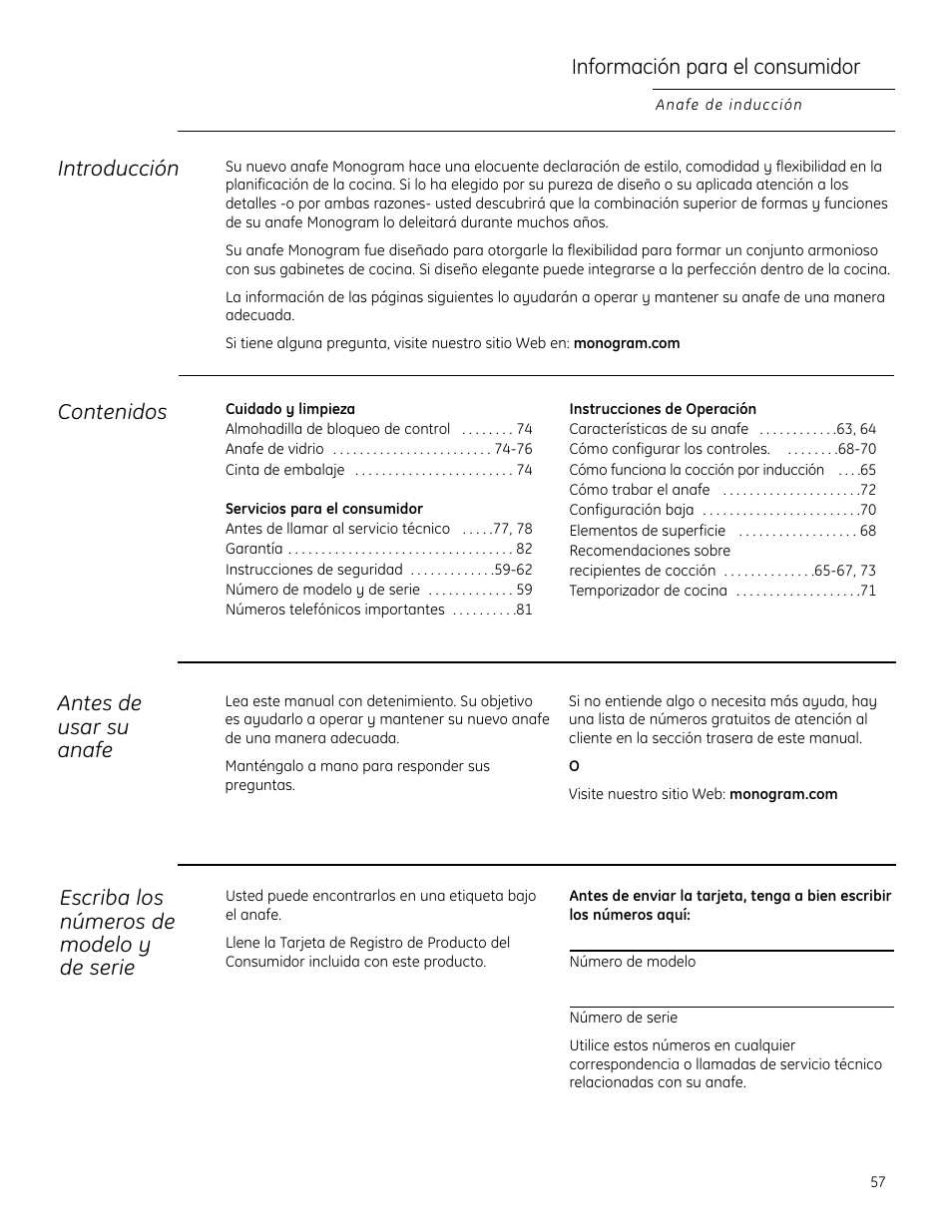 GE Monogram ZHU30 User Manual | Page 57 / 80
