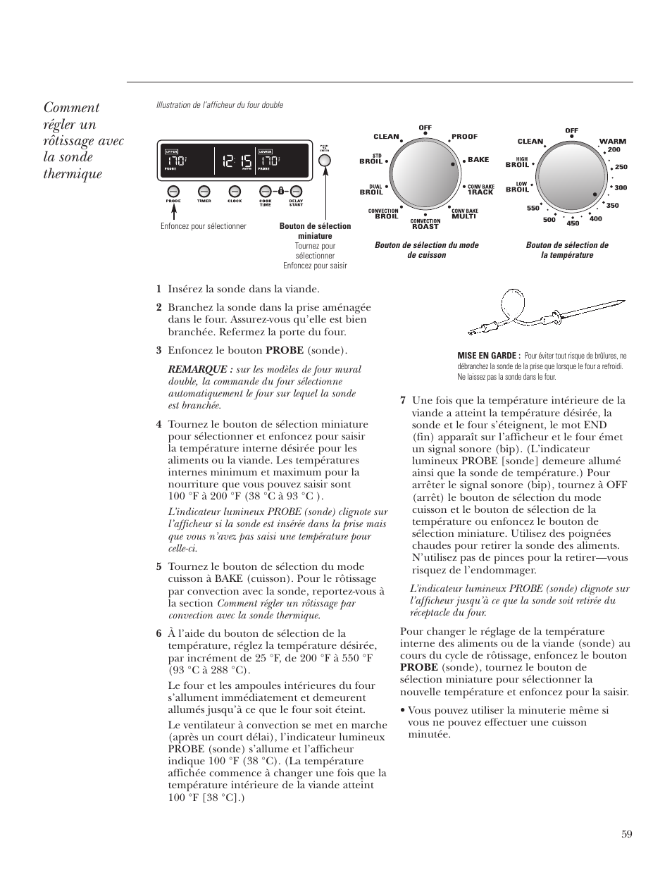 GE Monogram ZET2S User Manual | Page 59 / 128