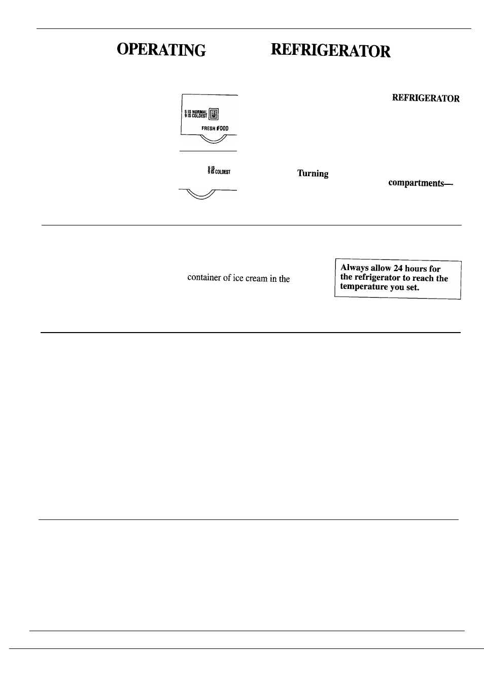 Power saver switch, Temperature controls, Your | Set temperature controls, How to test temperatures, No defrosting | GE Monogram 36 User Manual | Page 5 / 24