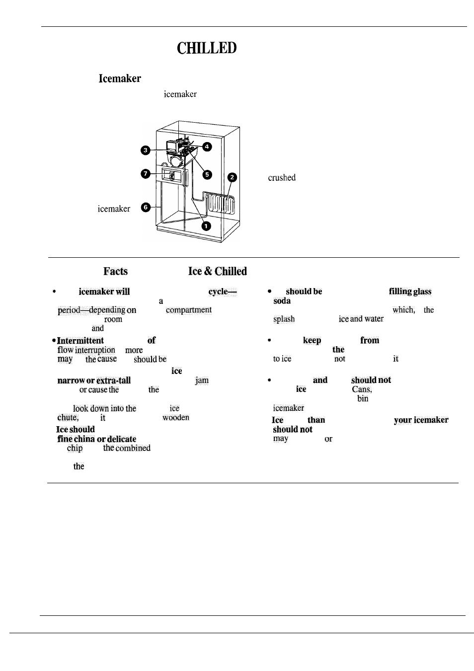 Ice and water dispenser –9, Ice & water dispenser, Automatic and ice & chilled water dispenser | Important about your water dispenser | GE Monogram 36 User Manual | Page 6 / 24