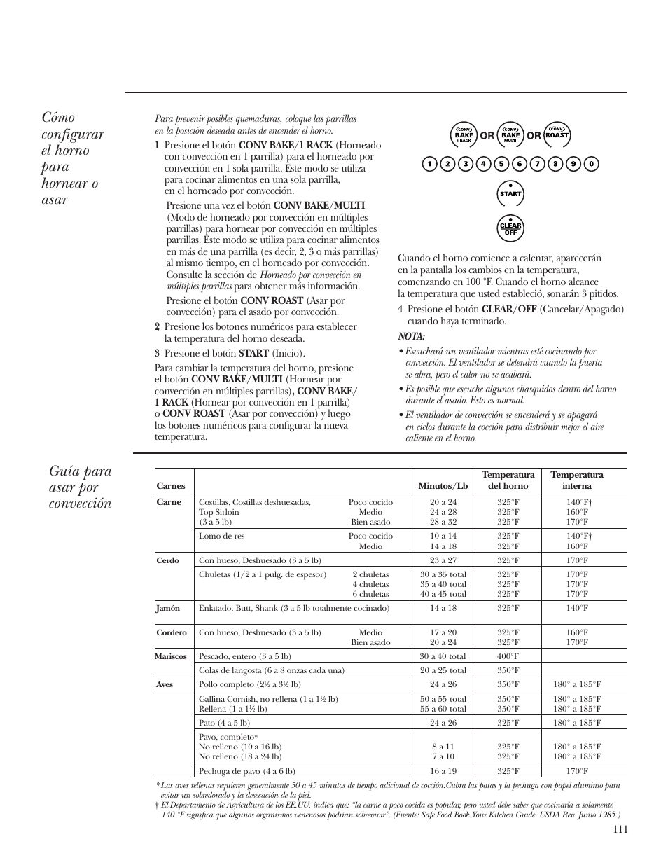 GE Monogram ZEK938 User Manual | Page 111 / 136