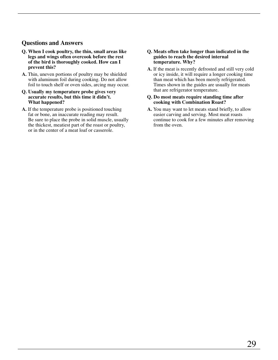 GE Monogram ZMC1095 User Manual | Page 29 / 36