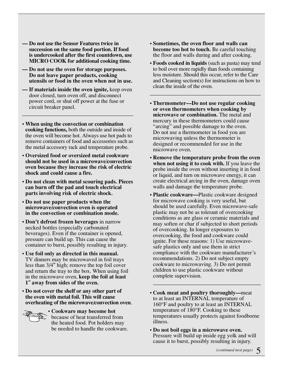 Aluminum foil, Oven shelf, Temperature probe | Oven shelf , 10, 12, 20–22, Temperature probe , 8–10, 18, 25 | GE Monogram ZMC1095 User Manual | Page 5 / 36