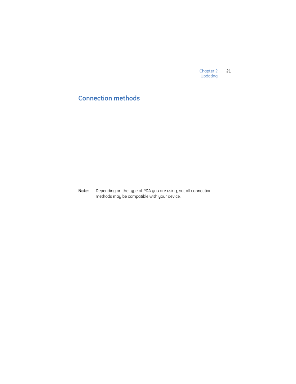 Connection methods | GE Monogram eKEY User Manual | Page 29 / 82