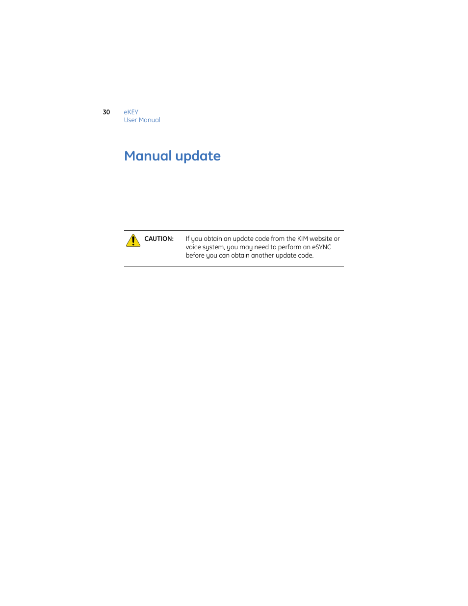 Manual update | GE Monogram eKEY User Manual | Page 38 / 82