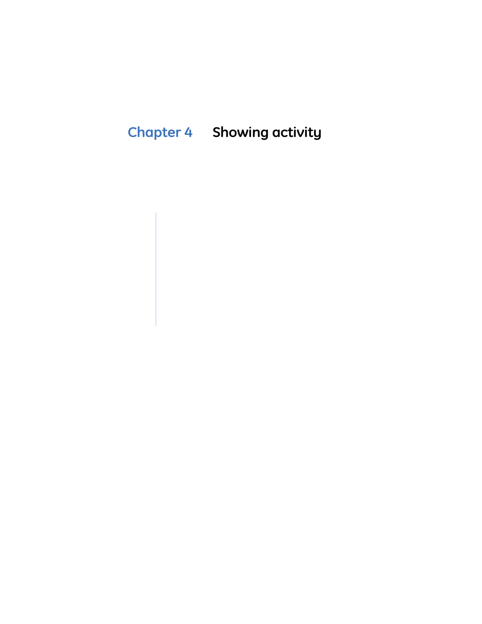 Chapter 4. showing activity, Chapter 4 showing activity | GE Monogram eKEY User Manual | Page 53 / 82