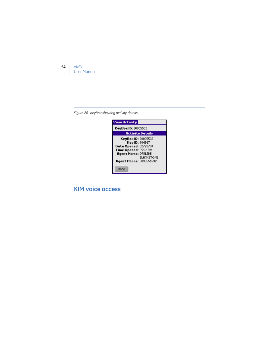 Kim voice access | GE Monogram eKEY User Manual | Page 62 / 82