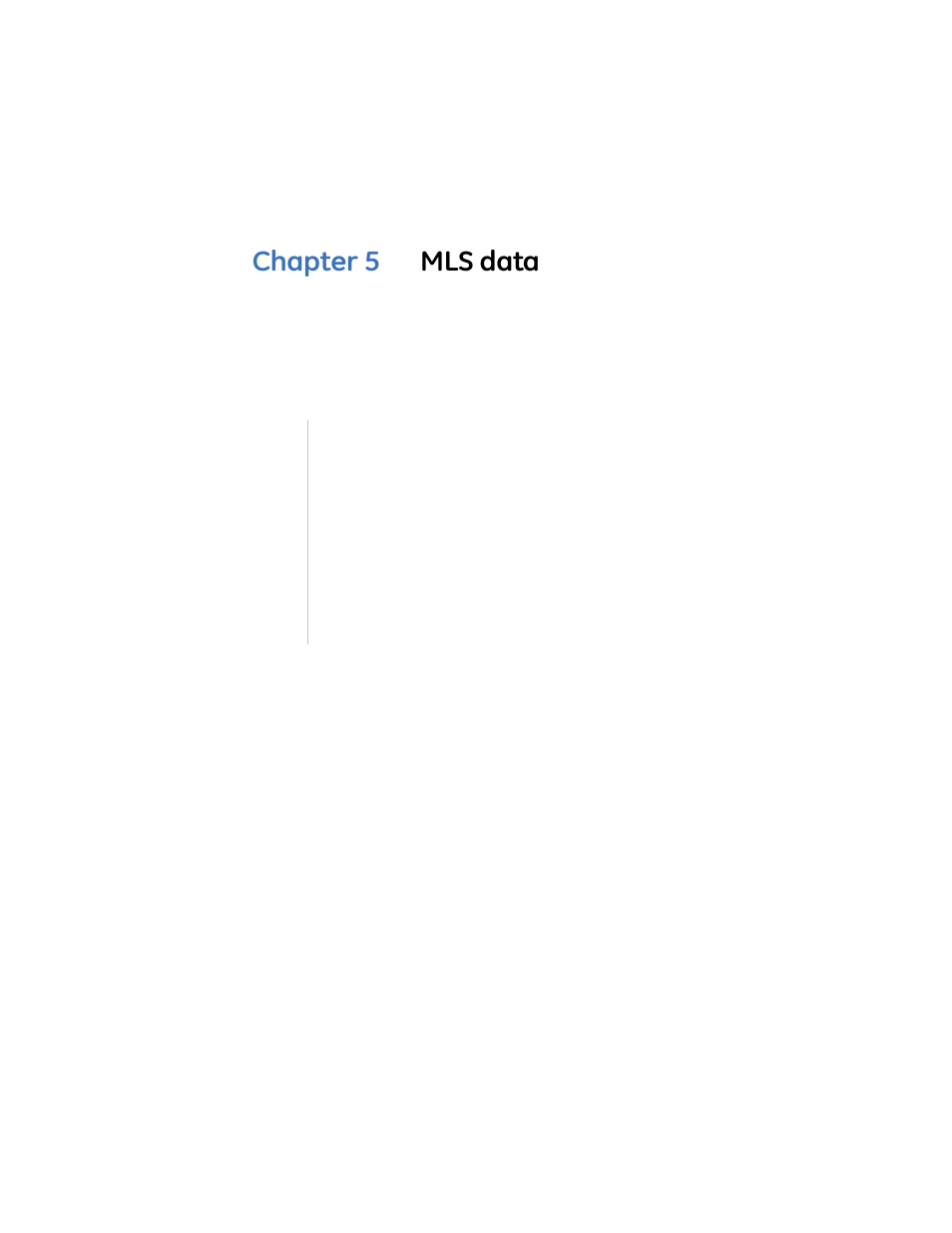 Chapter 5. mls data, Chapter 5, Chapter 5 mls data | GE Monogram eKEY User Manual | Page 65 / 82