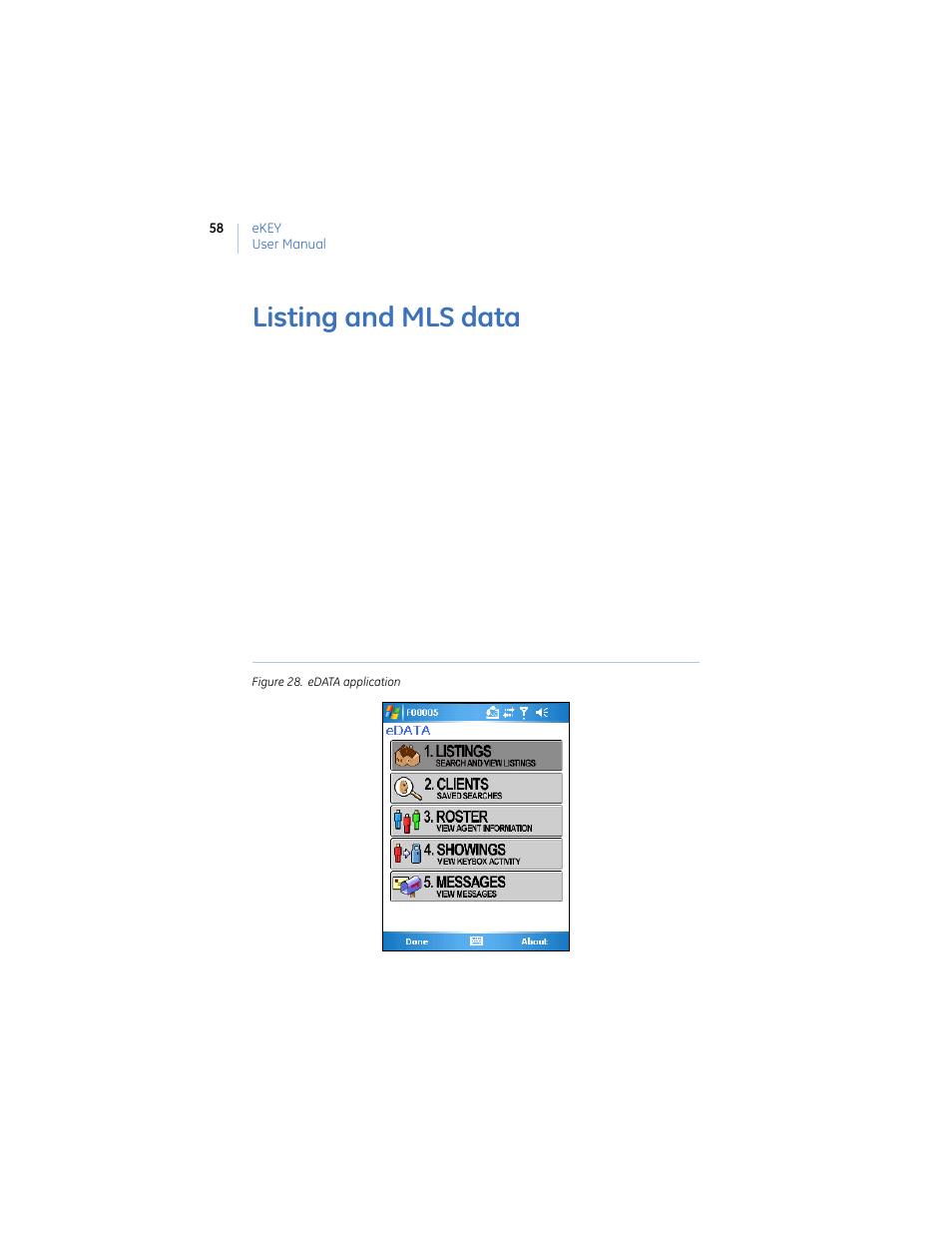Listing and mls data | GE Monogram eKEY User Manual | Page 66 / 82